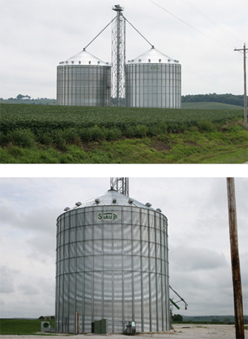 Williams Welding Grain Bins in Iowa